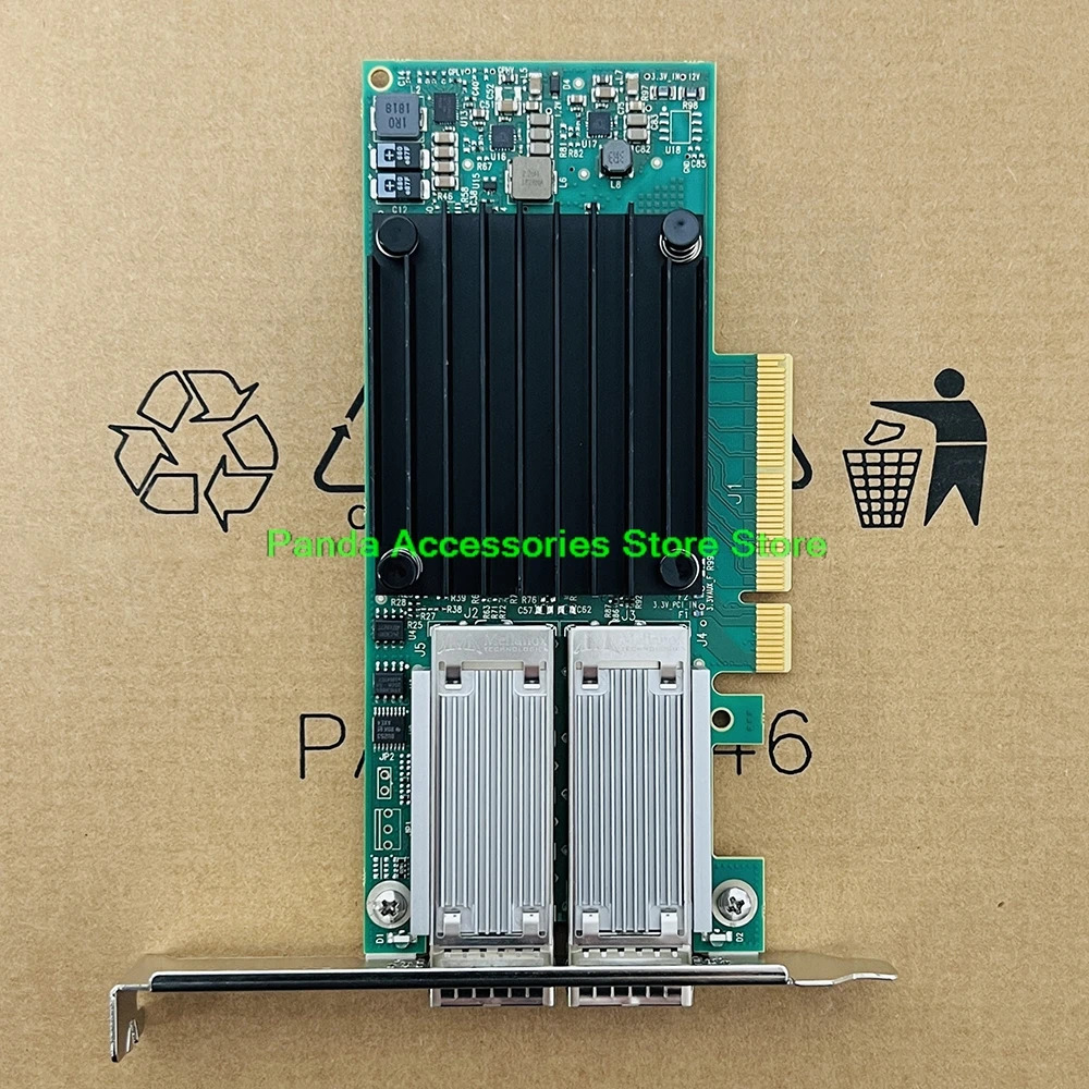 Mellanox CX414A ConnectX-4 40/56GbE PCI-Ex8 듀얼 포트기가비트 광섬유 네트워크 카드 InfiniBand NIC MCX414A-BCAT