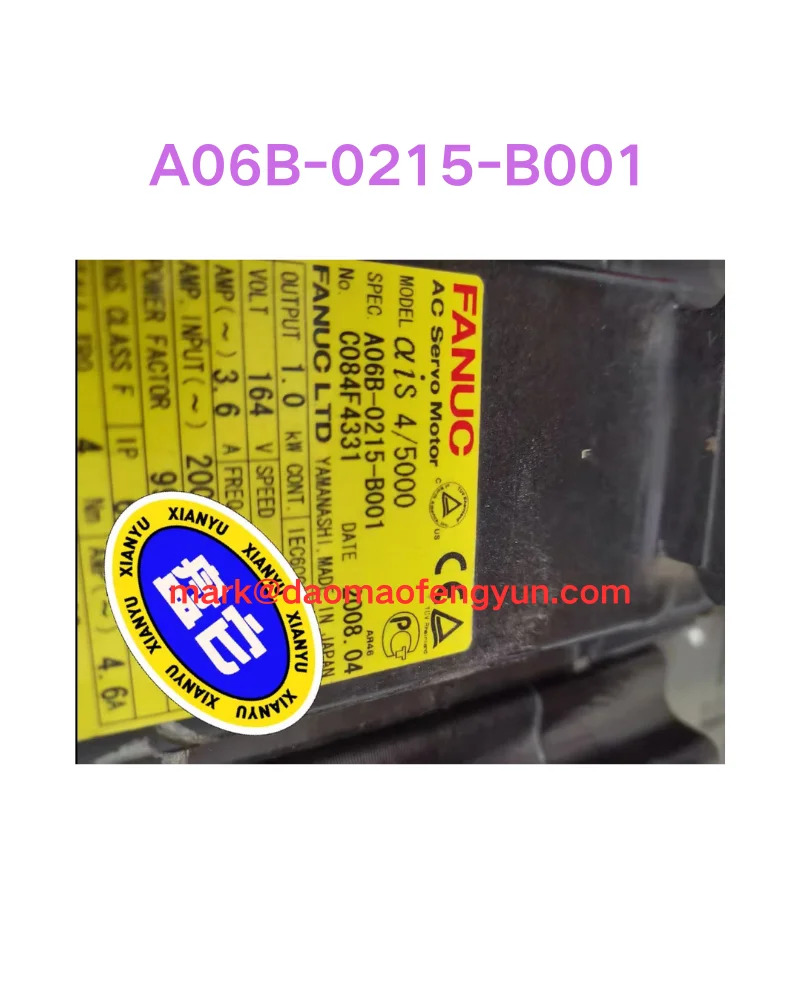 A06B-0215-B001 리퍼 서보모터 OK
