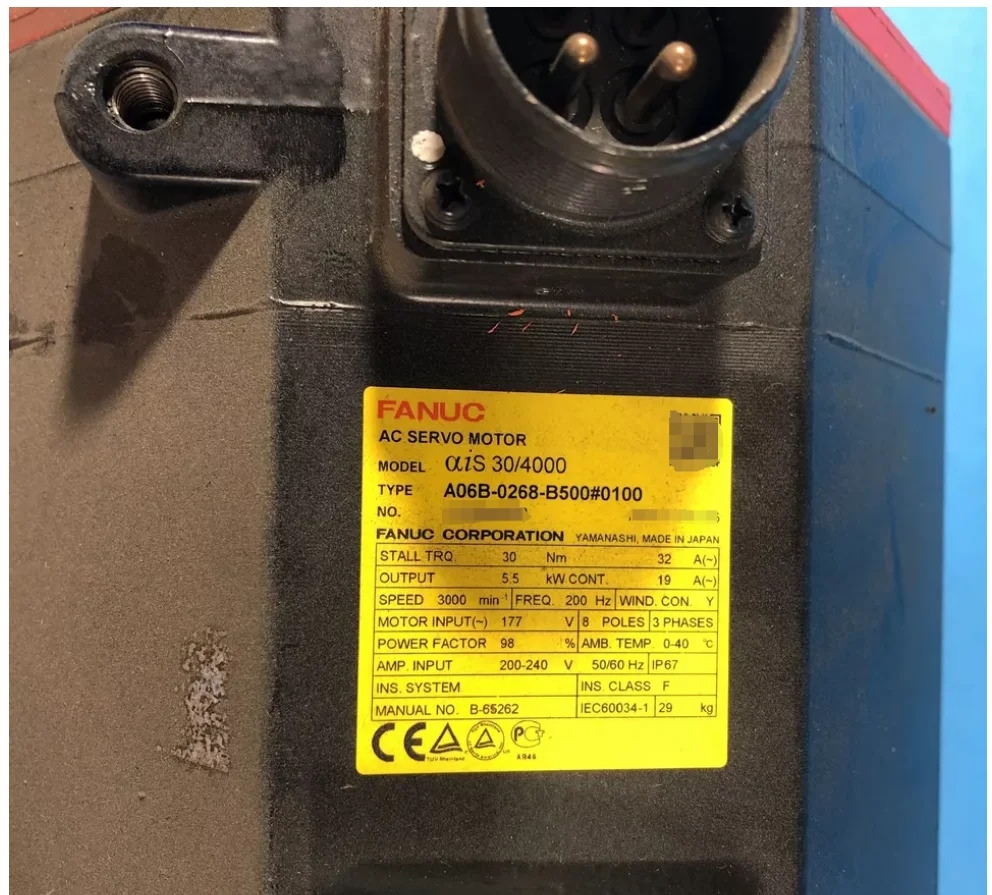 A06B-0268-B500 Fanuc 서보모터 리퍼 완료 Ok A06B 0268 B500