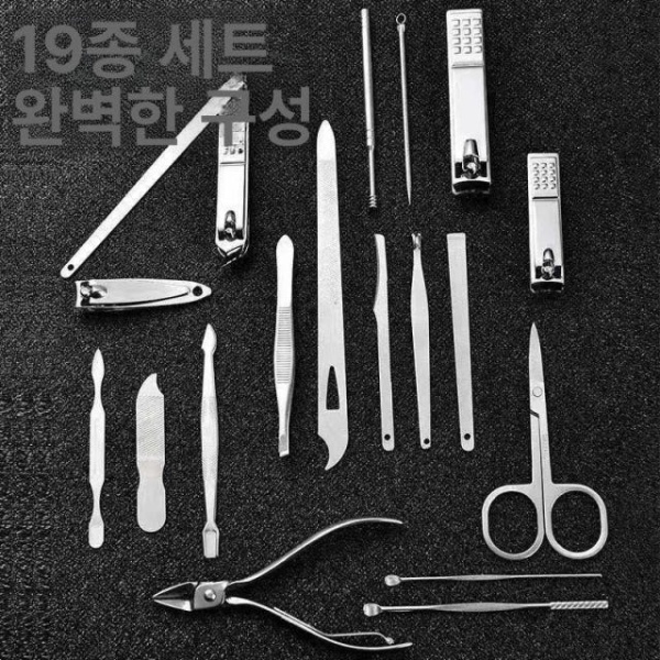 프리미엄 네일관리 그린 5개 손톱깎이 네일 손톱관리 손톱깎이세트 셀프네일 그린 5개 - 상세 이미지 3