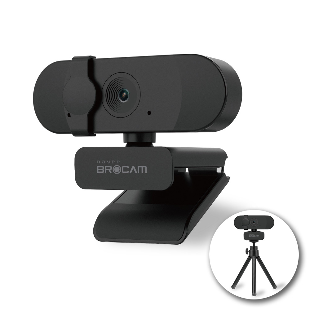 나비 브로캠 QHD 500만 화소 PC 웹캠 노트북 컴퓨터 카메라 NV76-CM400A 이미지 1