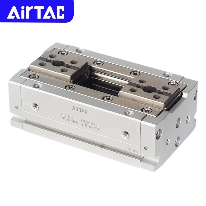 AIRTAC HFD 공압 실린더 컴팩트 에어 그리퍼 HFD8/12/16/20/25X8/10/15/20/25/30/40/60/80 복동