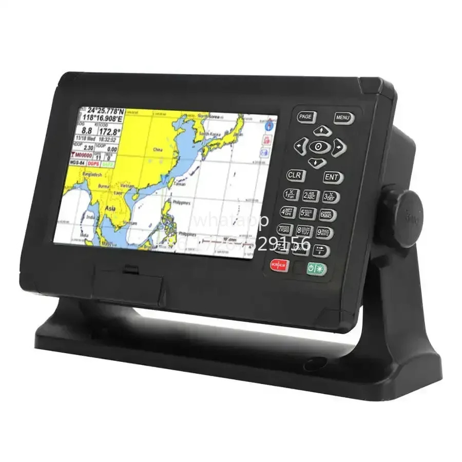 8In 해양 보트 GNSS 차트 플로터 GPS BDS 네비게이터 C-Map키
