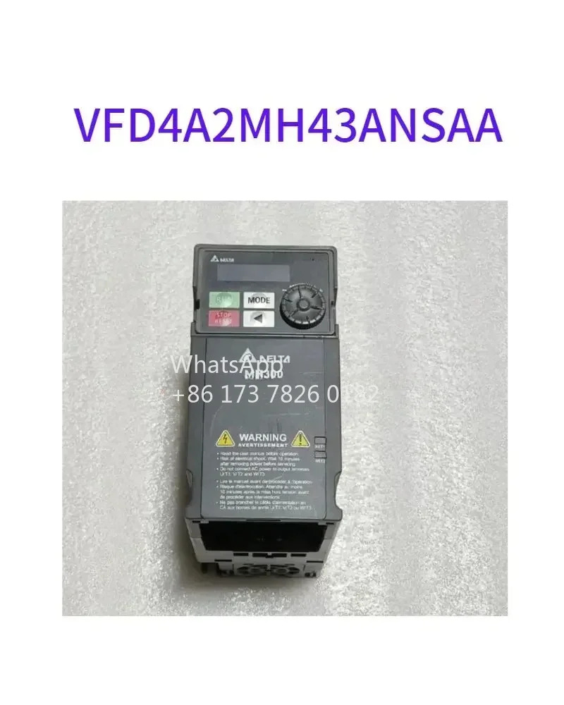 VFD4A2MH43ANSAA는 H300 인버터 1.5KW 380V를 리퍼했습니다.