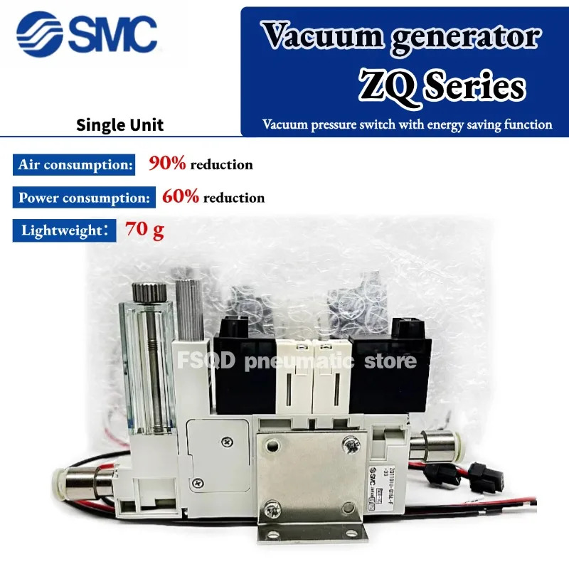 SMC 진공 발생기 ZQ 시리즈 공압 공구 ZQ1101U ZQ1071U-K15L Q15L 015L Q15L0-F EAG EAGK-33 00