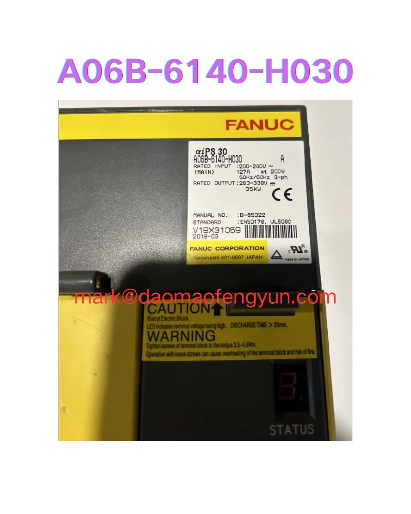 A06B-6140-H030 리퍼 서보 드라이브 완료