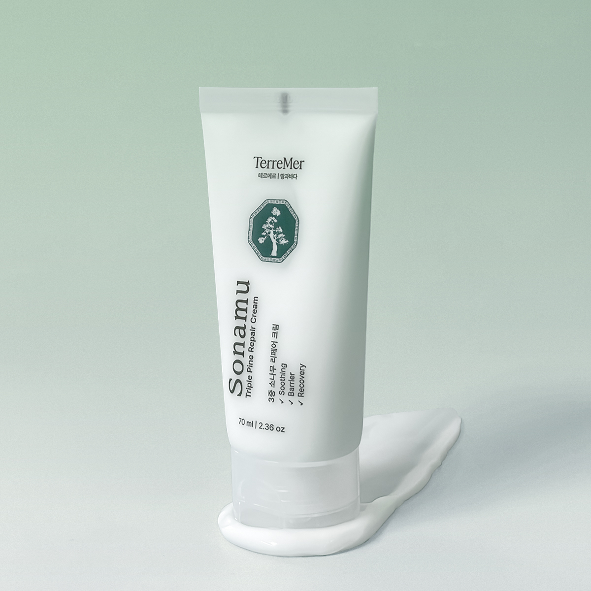 테르메르 3중 소나무 리페어크림 세라마이드 수딩 수분 장벽 시카 재생 크림 70ml, 1개 - 상품 이미지