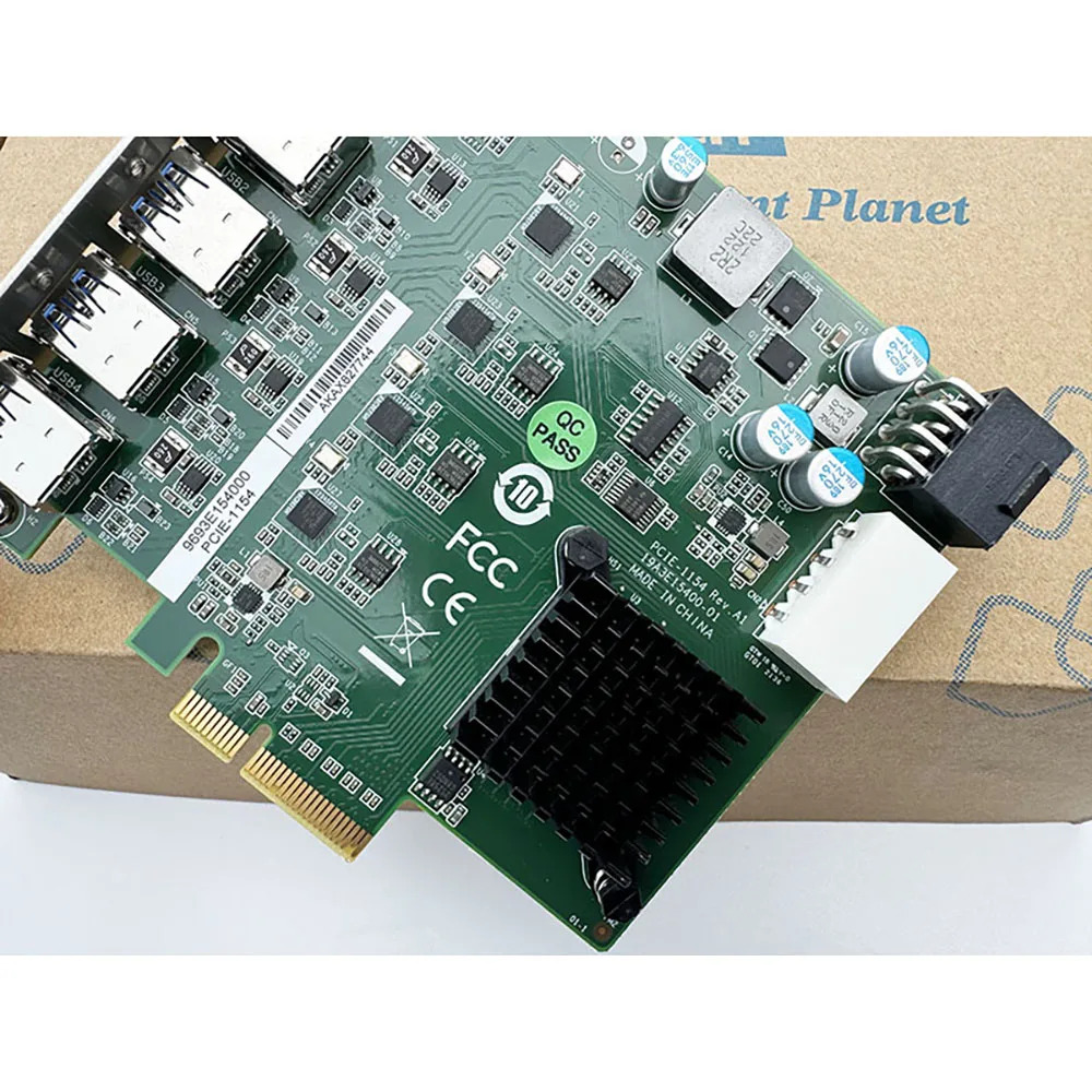 Advantech 산업이미지 수집 카드 PCI-1154 산업카메라 육안 검사 4 포트 USB3.0