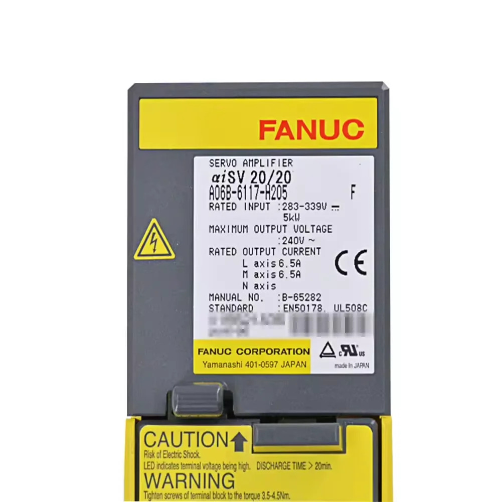 A06B-6117-H205 Fanuc 서보 드라이브 증폭기 모듈 리퍼 완료 A06B 6117 H205