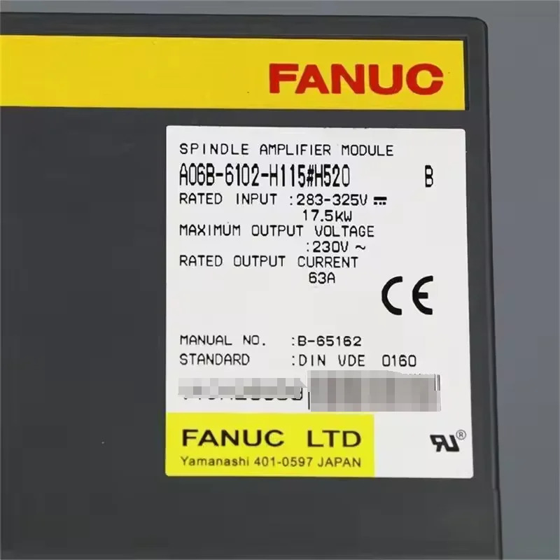 A06B-6102-H115 Fanuc 서보 드라이브 증폭기 모듈 리퍼 완료 A06B6102H115