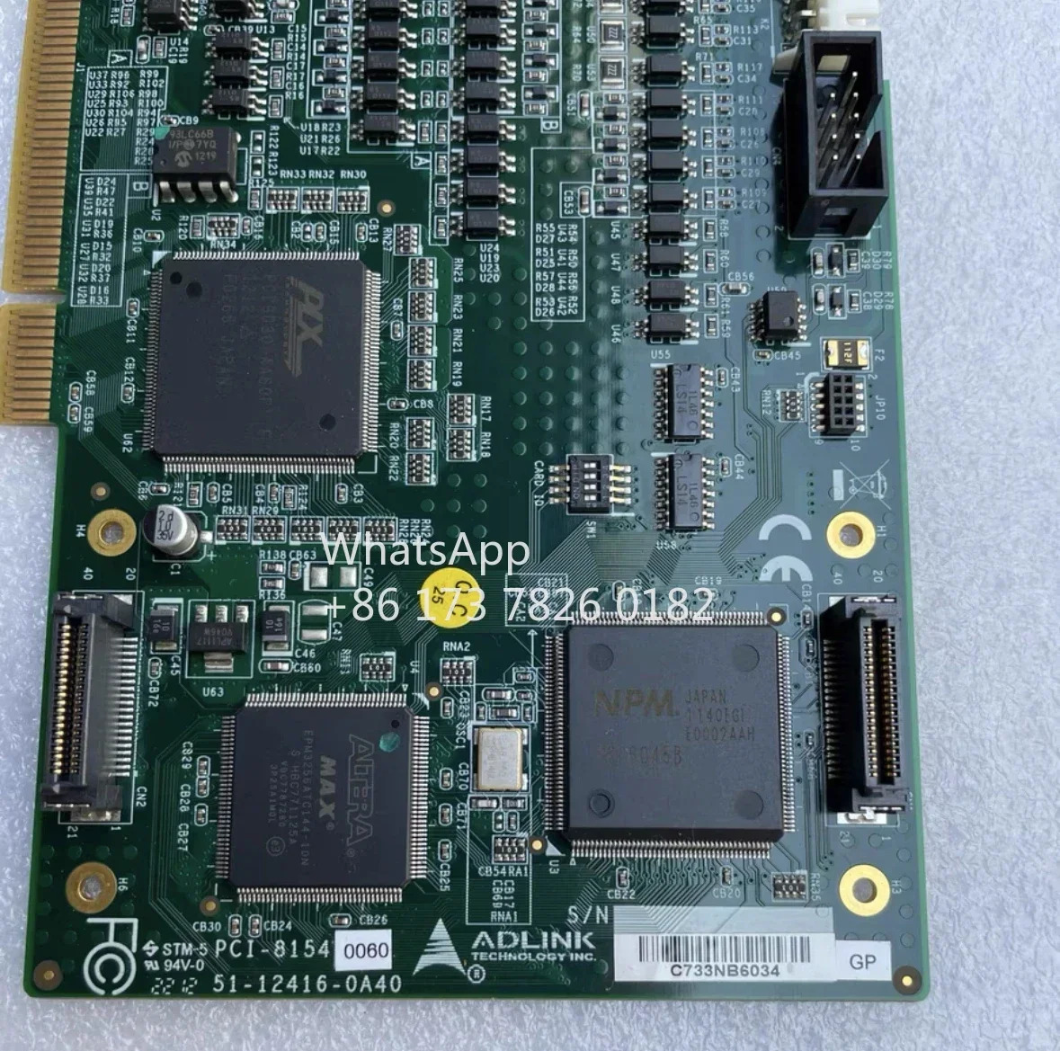 리퍼 ADLINK PCI-8154 4축 스테핑 서보 모션 제어 카드
