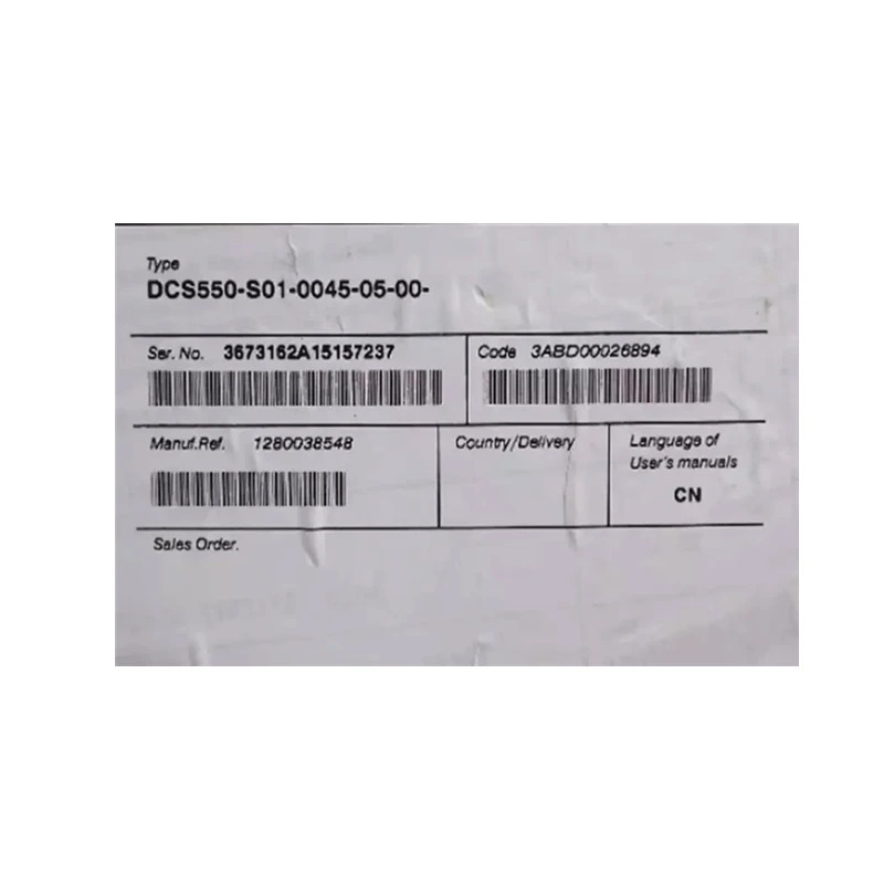 DC 거버너 DCS550-S01-0045-05-00-00 DCS550-S01-0315-05-00-00 DCS550-S01-0020-05-00-00 DCS550-S01-0180-0