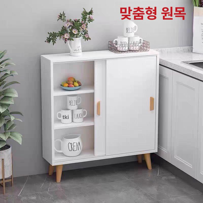 슬림 수납장 다용도 화이트 미니 심플 틈새장 폭좁은 길이 120 깊이 20 - 상세 이미지 4