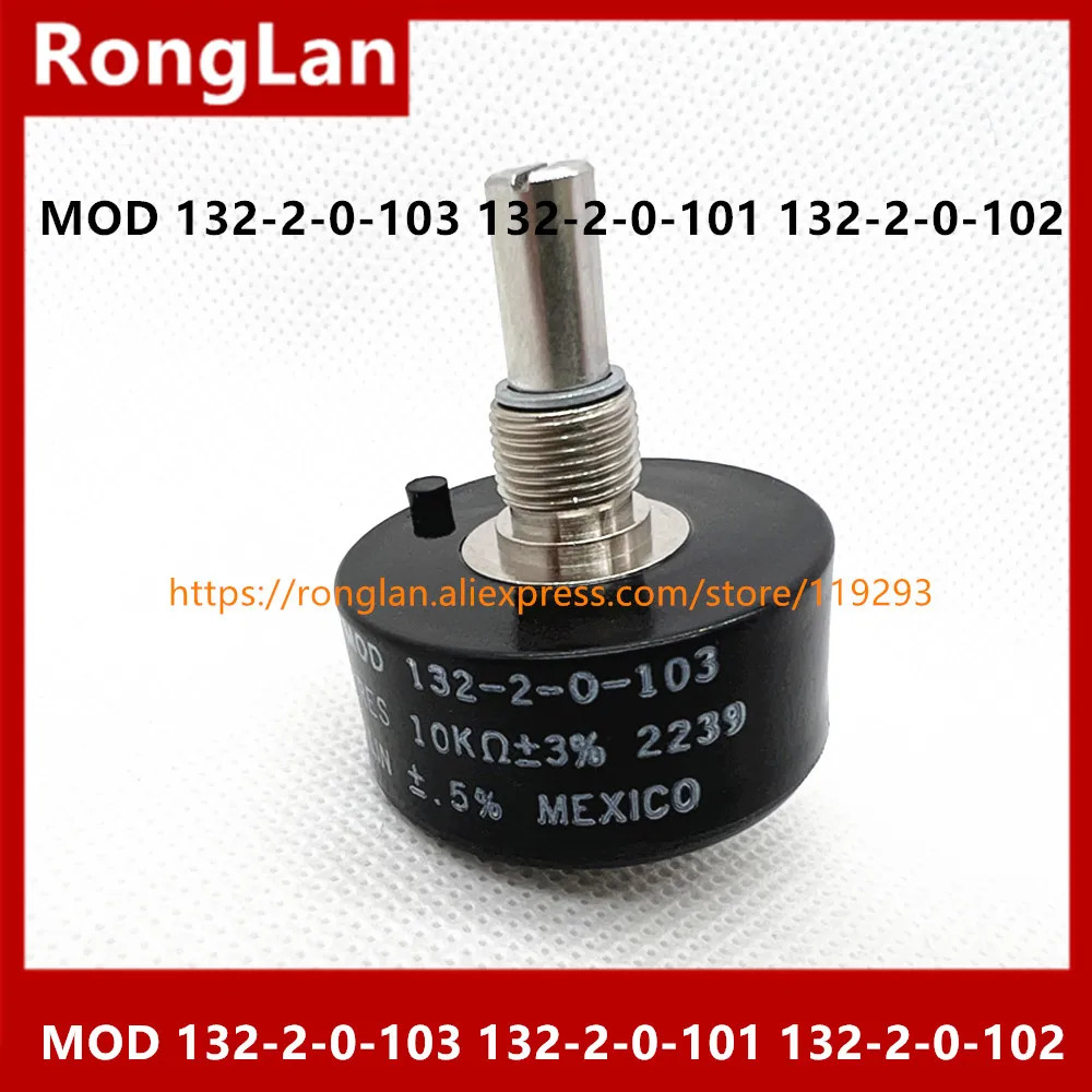 MOD 132-2-0-103 10K 3% 132-2-0-101 100R MOD132-2-0-102 1K Vishay 회전식 전위차계 권선