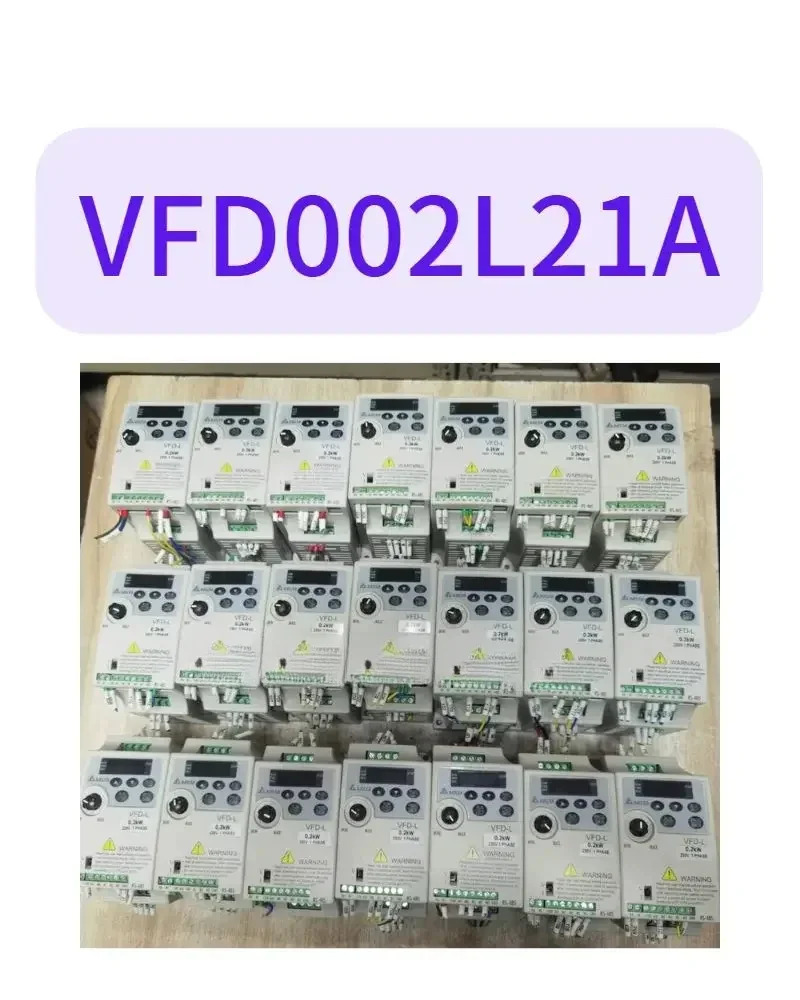 리퍼된 인버터 VFD002L21A 리퍼 OK