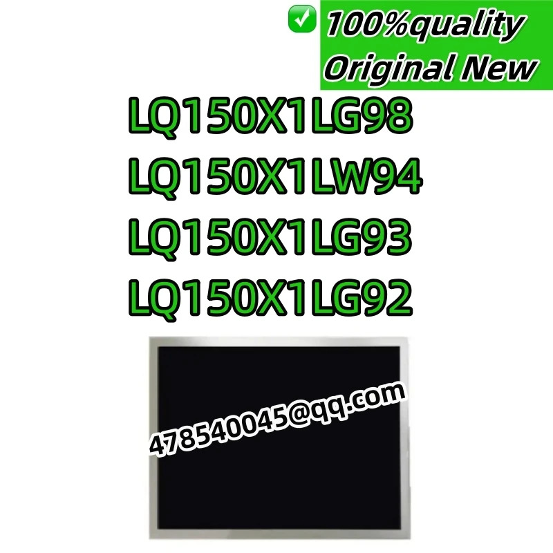 새제품 산업용 LCD LQ150X1LG98 LQ150X1LW94 LQ150X1LG93 LQ150X1LG92
