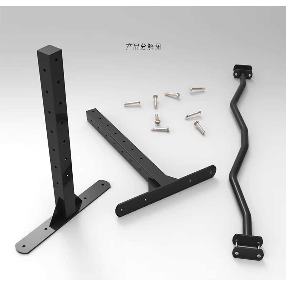 천장 턱걸이바 풀업 천장철봉 벽고정 헬스장 막대기 K155 - 8B 스트레이트바 스테인리스 - 상세 이미지 3