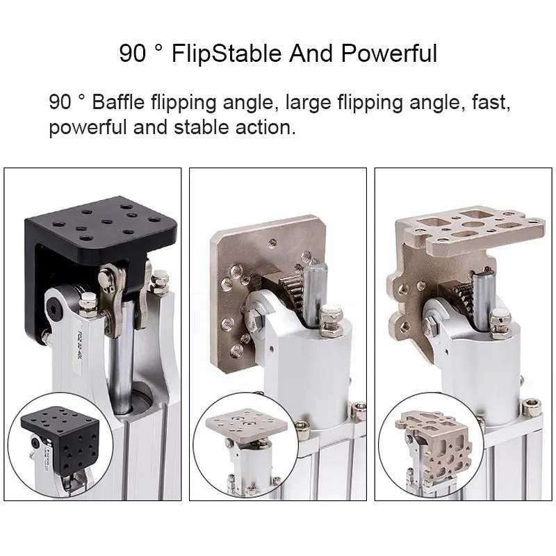공압 플립 실린더 기어 랙 힌지 측면 포즈 그룹 조작기 액세서리 90  FCZ32-40L/40-45/DHRC32-30ZB/LB/LCZ32-40W