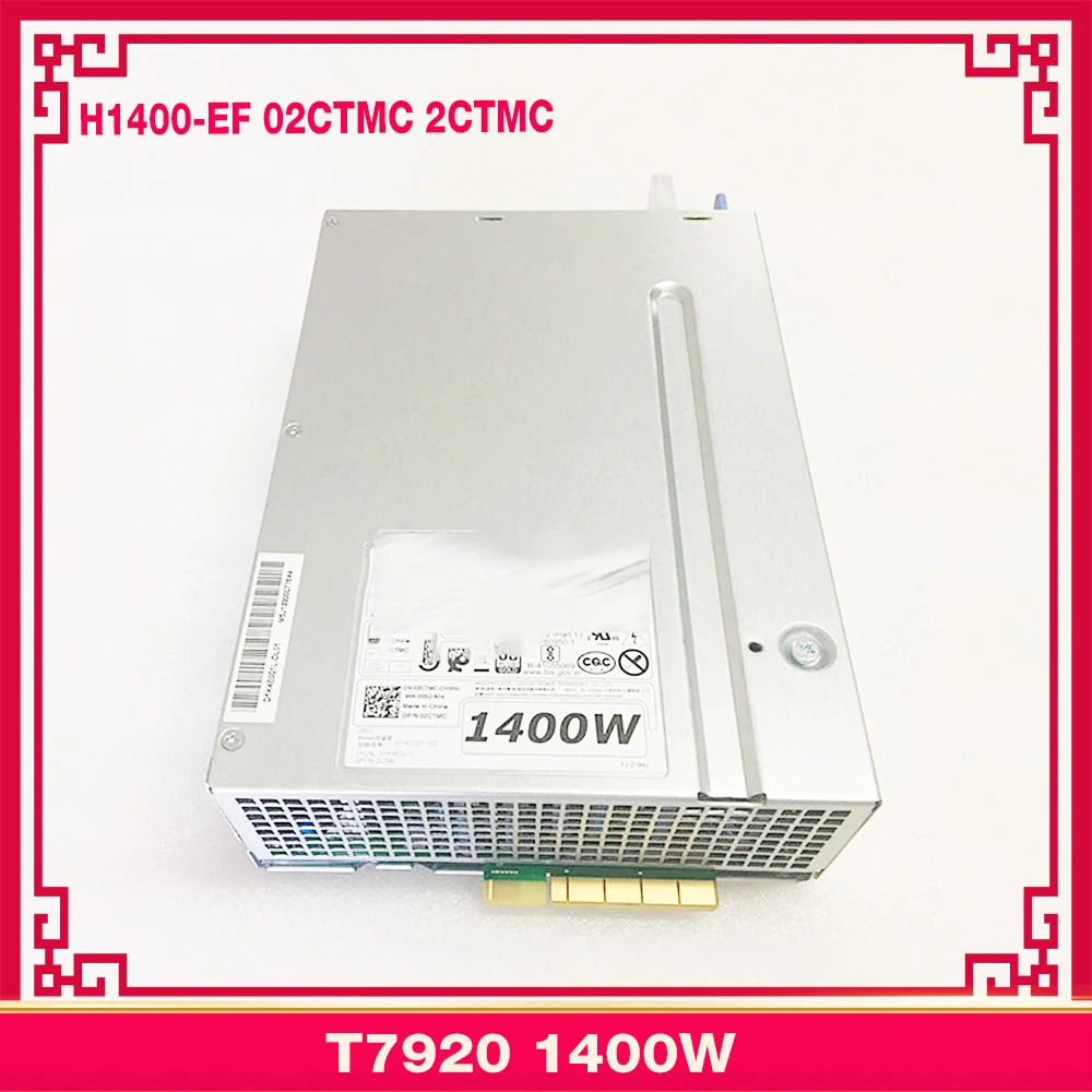 DELL T7920 1400W 서버 전원공급장치 H1400-EF 02CTMC 2CTMC용