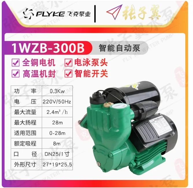 FLYKE WZB-B 지능형 온수 냉수 자체 프라이밍 펌프 1WZB-200B 1WZB-300B 1WZB-400B 1WZB-600B 1WZB-800B