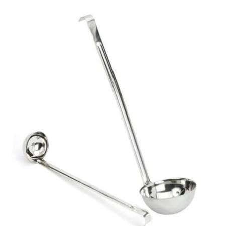 델키 배식국자 스텐 국자 주방 계량 조리 스쿱 스푼 래들 6oz