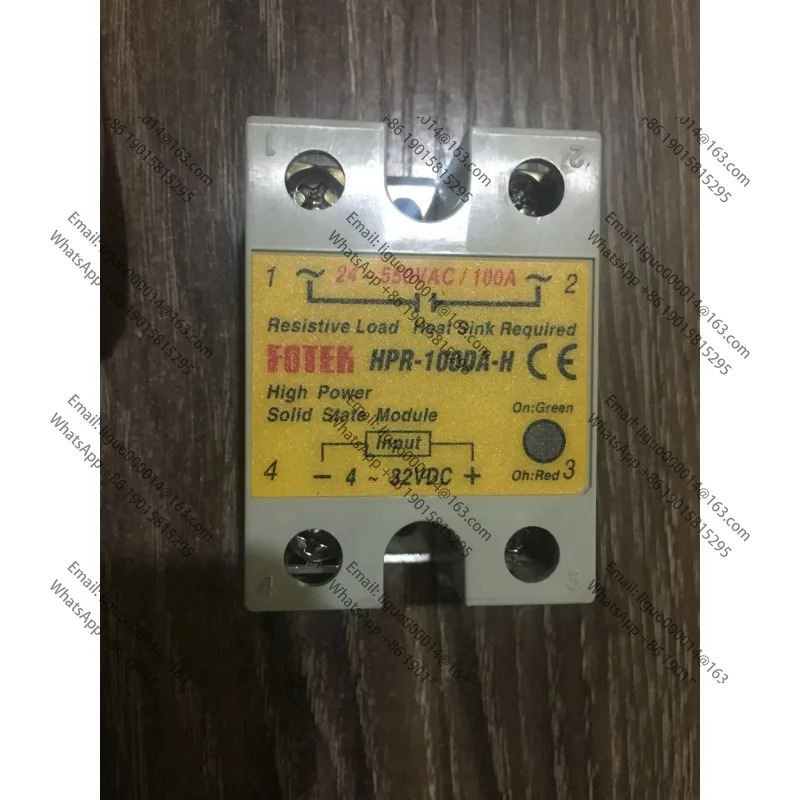 대만FOTEK 3상 솔리드 스테이트 릴레이/사이리스터 모듈 hp호환R-100DA-H 24-550VAC/100A 4-32VDC