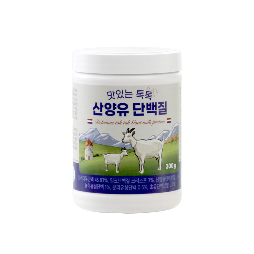 인포벨 그 제품, 맛있는 톡톡 산양유 단백질 300g , 1통 - 상품 이미지