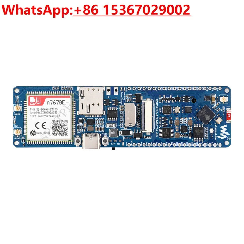 ESP32-S3 A7670E 4G는 LTE Cat-1/2G/GNSS 포지셔닝/WiFi/블루투스 개발보드를 지원