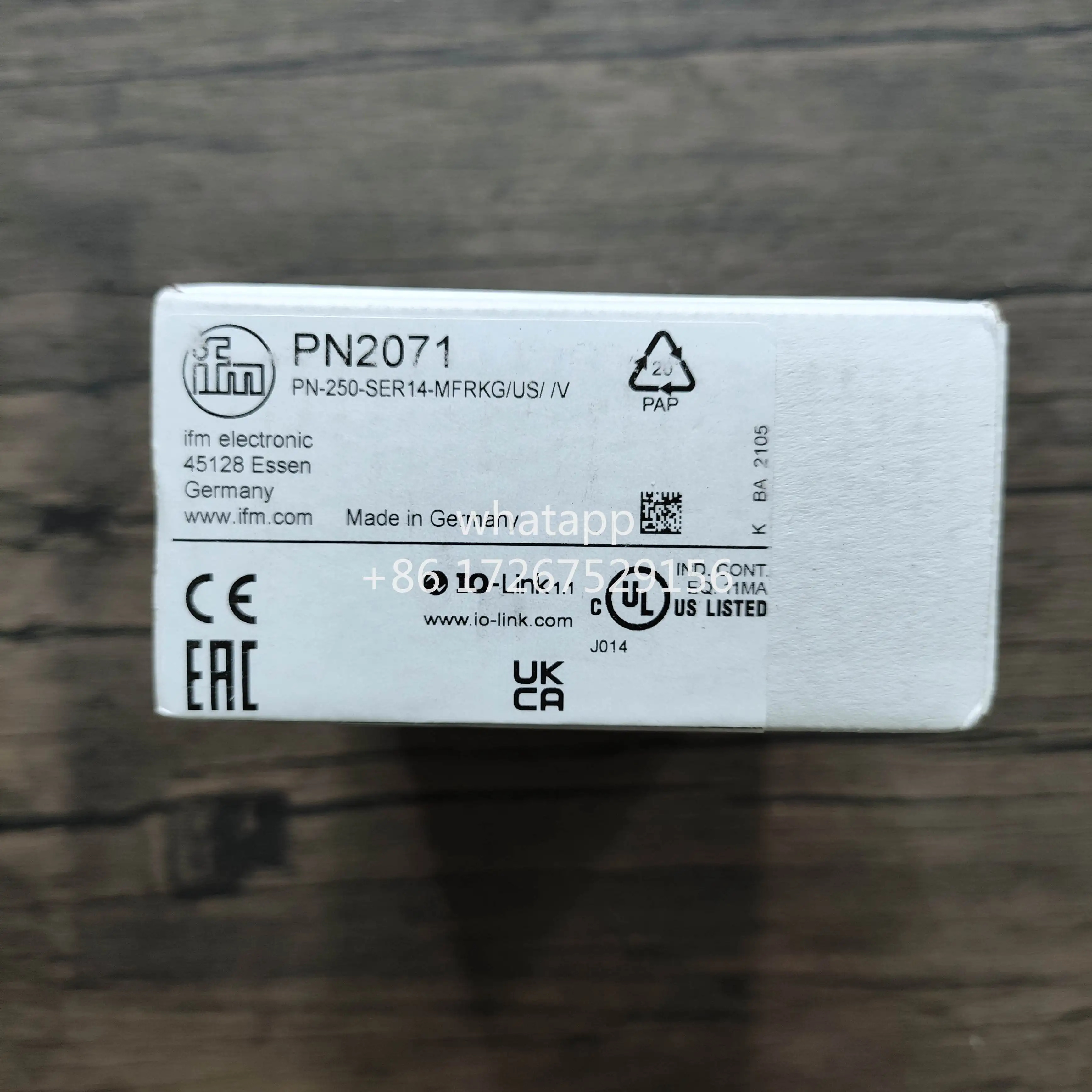 IFM PN2071 압력센서