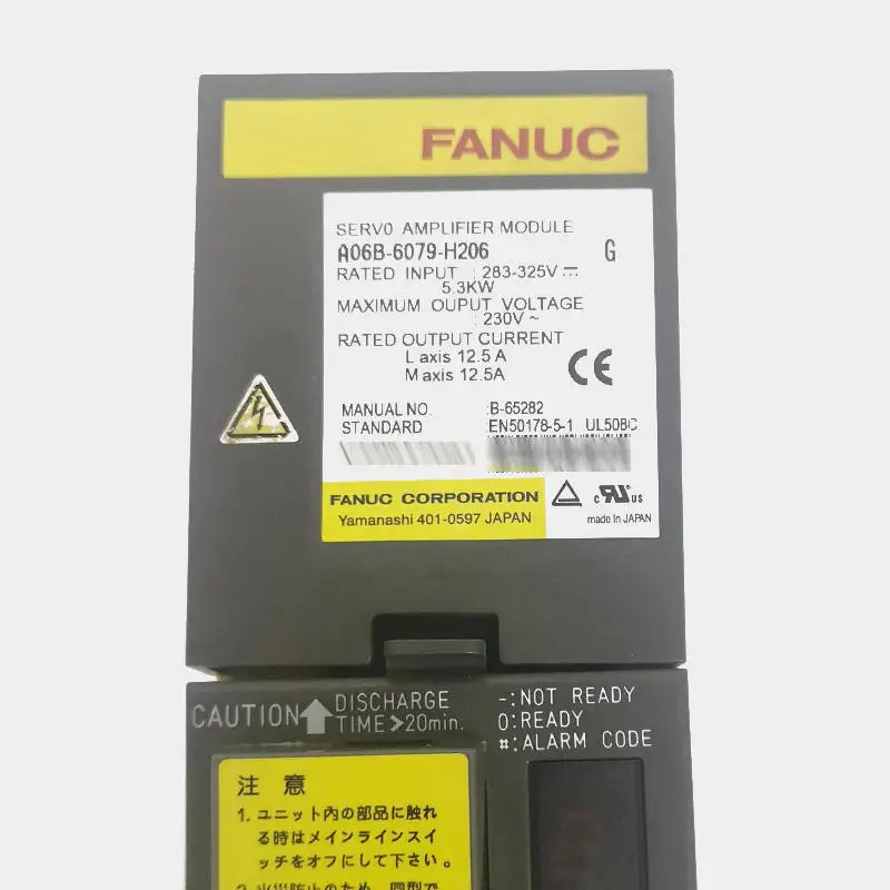 A06B-6079-H206 CNC 시스템Fanuc 서보 드라이브 증폭기 모듈