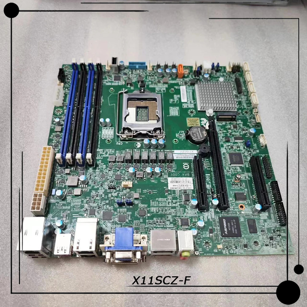 Supermicro 서버 u 마더보드intel호환 C246 LGA-1151 DDR4 X11SCZ-F