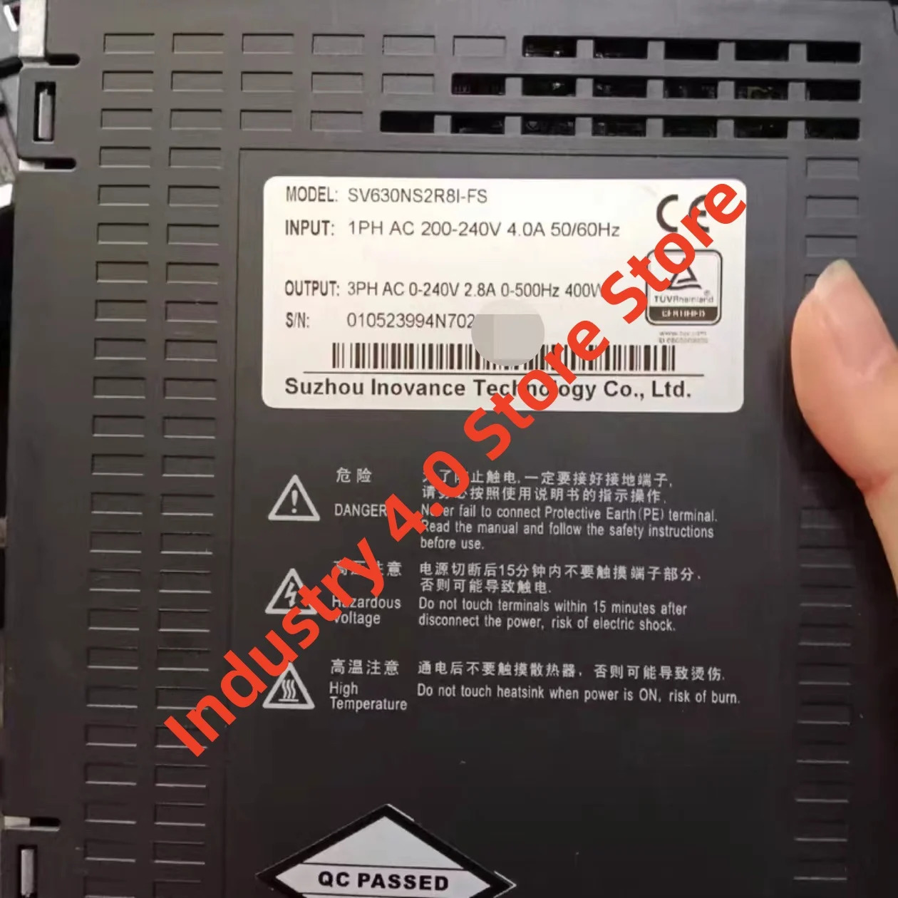SV630AT8R4I SV630NS2R8I 서보 드라이버 원본