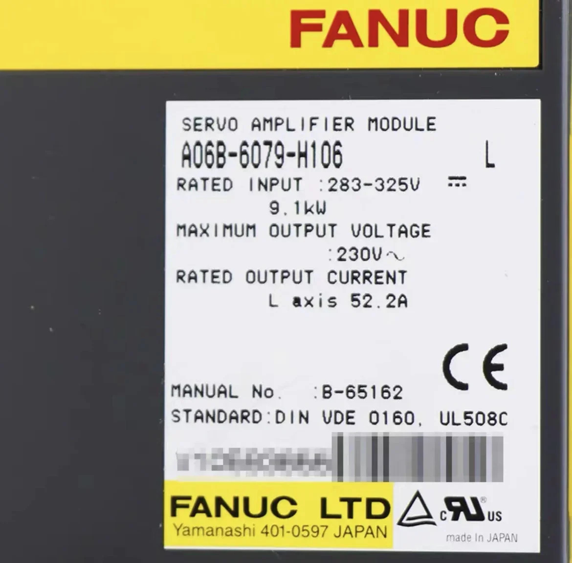 CNC 시스템A06B-6079-H106 서보 드라이브 모듈