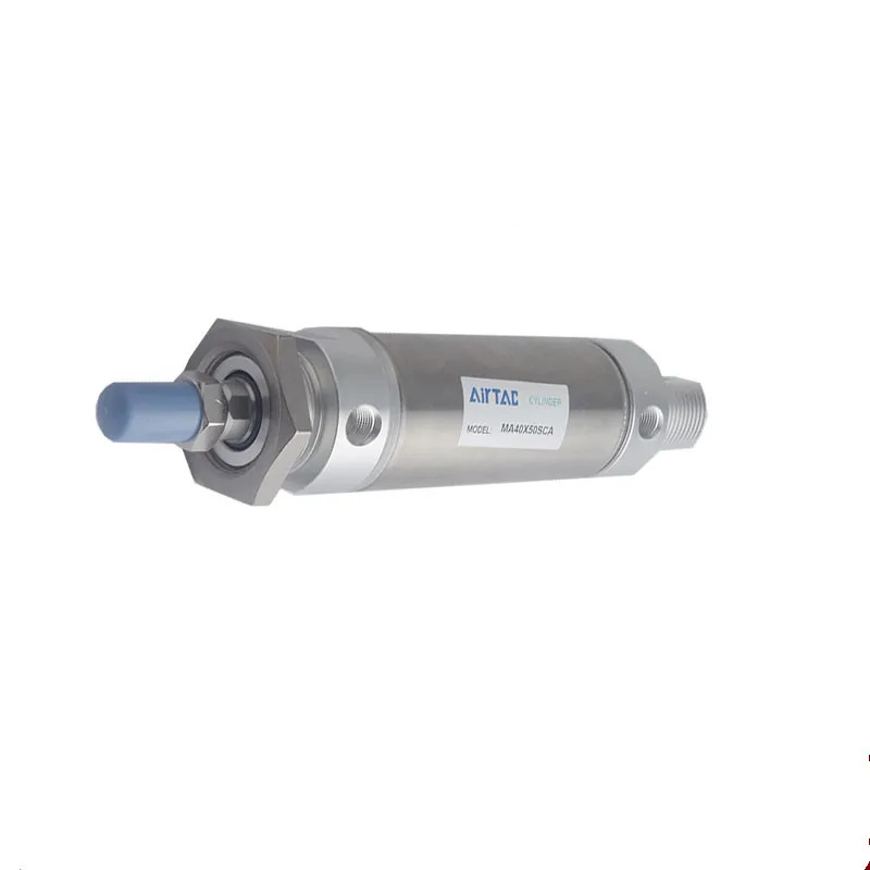 AIRTAC 스테인레스 스틸 미니 실린더 MA40X25SU MA40X50SU MA40X75SU MA40X100SU MA40X125SU MA40X150SU MA40X175SU MA