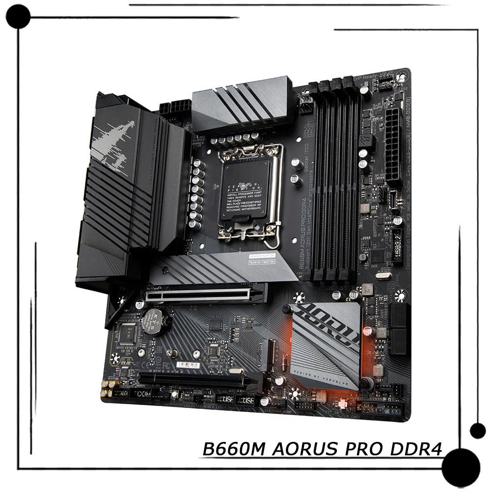 Gigabyte호환LGA1700 B660 128GB 지원 12th CPU 마이크로 데스크탑 마더보드 B660M AORUS PRO DDR4