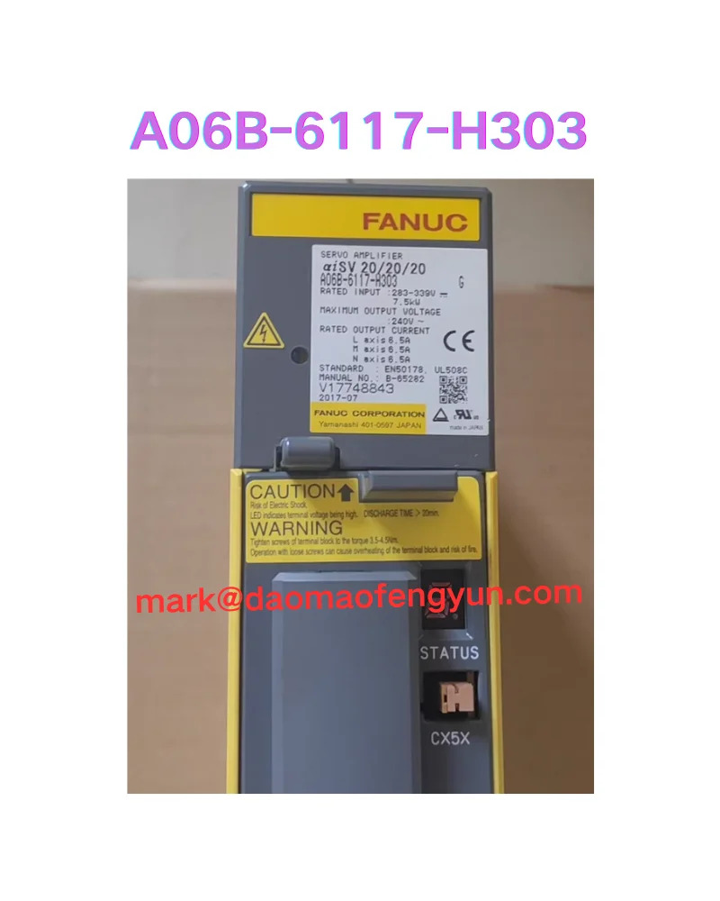 A06B-6117-H303 리퍼 서보 드라이브 완료