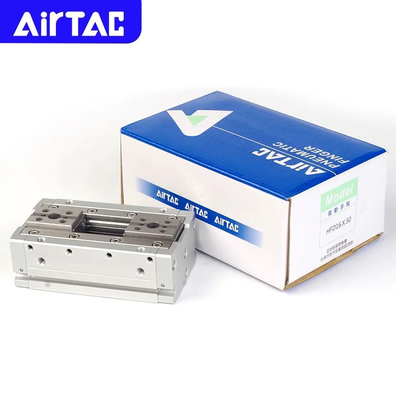 AIRTAC HFD 공압 실린더 컴팩트 에어 그리퍼 HFD8/12/16/20/25X8/10/15/20/25/30/40/60/80 복동