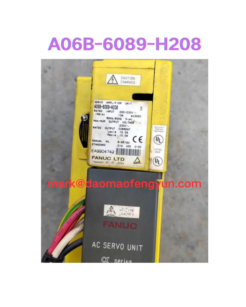 A06B-6089-H208 리퍼 서보 드라이브 OK
