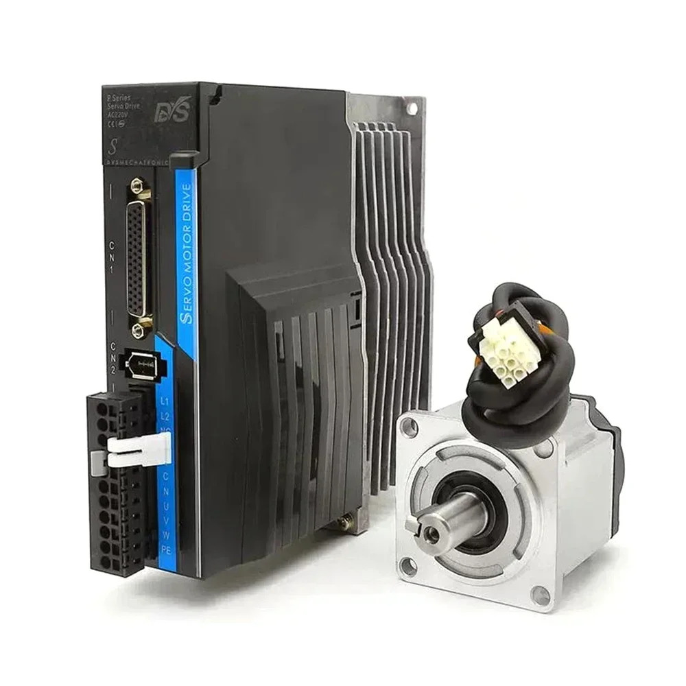 220VAC 서보모터 드라이브 키트 1KW/1.2KW/1.3KW/1.5KW/1.8KW-2KW 21Bit 절대 인코더CANopen/EtherCAT 110/130mm 서보 RS485