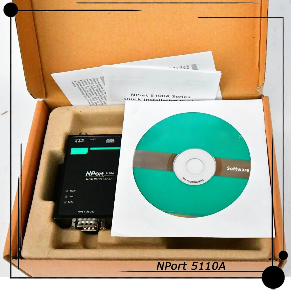 MOXA RS-232 직렬 서버 1 서버NPort 5110A 전원 케이블