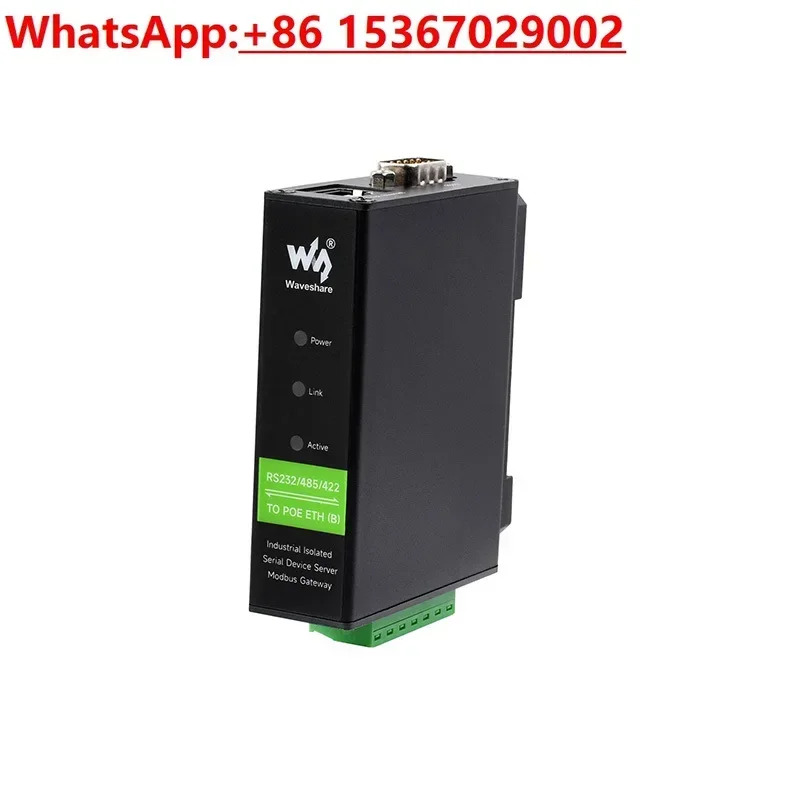 RS232/485/422 - RJ45 이더넷 모듈 직렬 서버 POE Modbus 게이트웨이