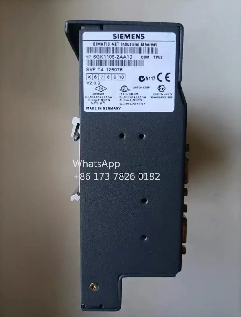 6GK1105-2AB10 OSM TP62 광 스위치 모듈 리퍼FOC 포트 2개 100Mbit/s RJ45 6개 10/100Mbit/s