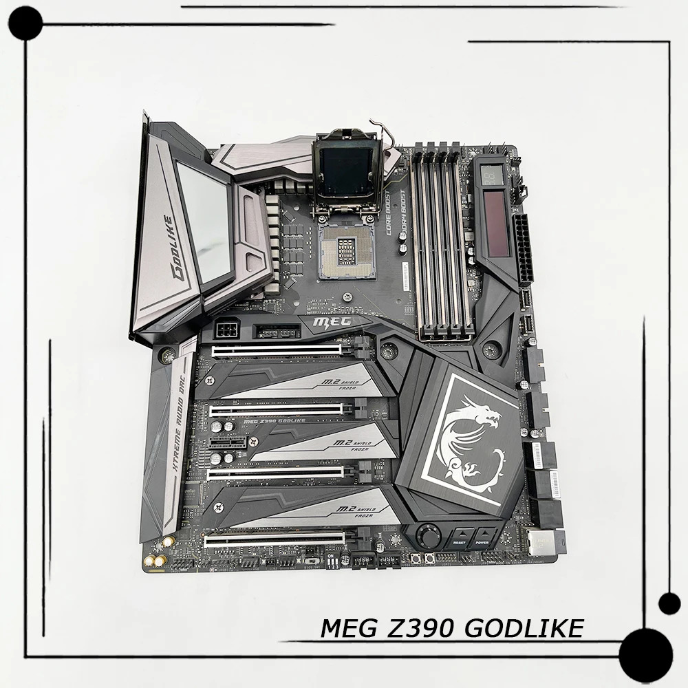 MEG Z390 GODLIKE Msi LGA1151 DDR4 128G SATR3x6 M.2x3 U.2 USB3.1 지원 I9 E- PC 데스크탑 마더보드