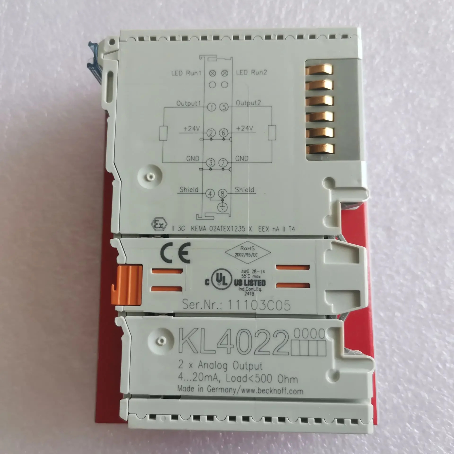 Beckhoff KL4132 KL4408 KL4401 KL4022 입력/출력 터미널 모듈