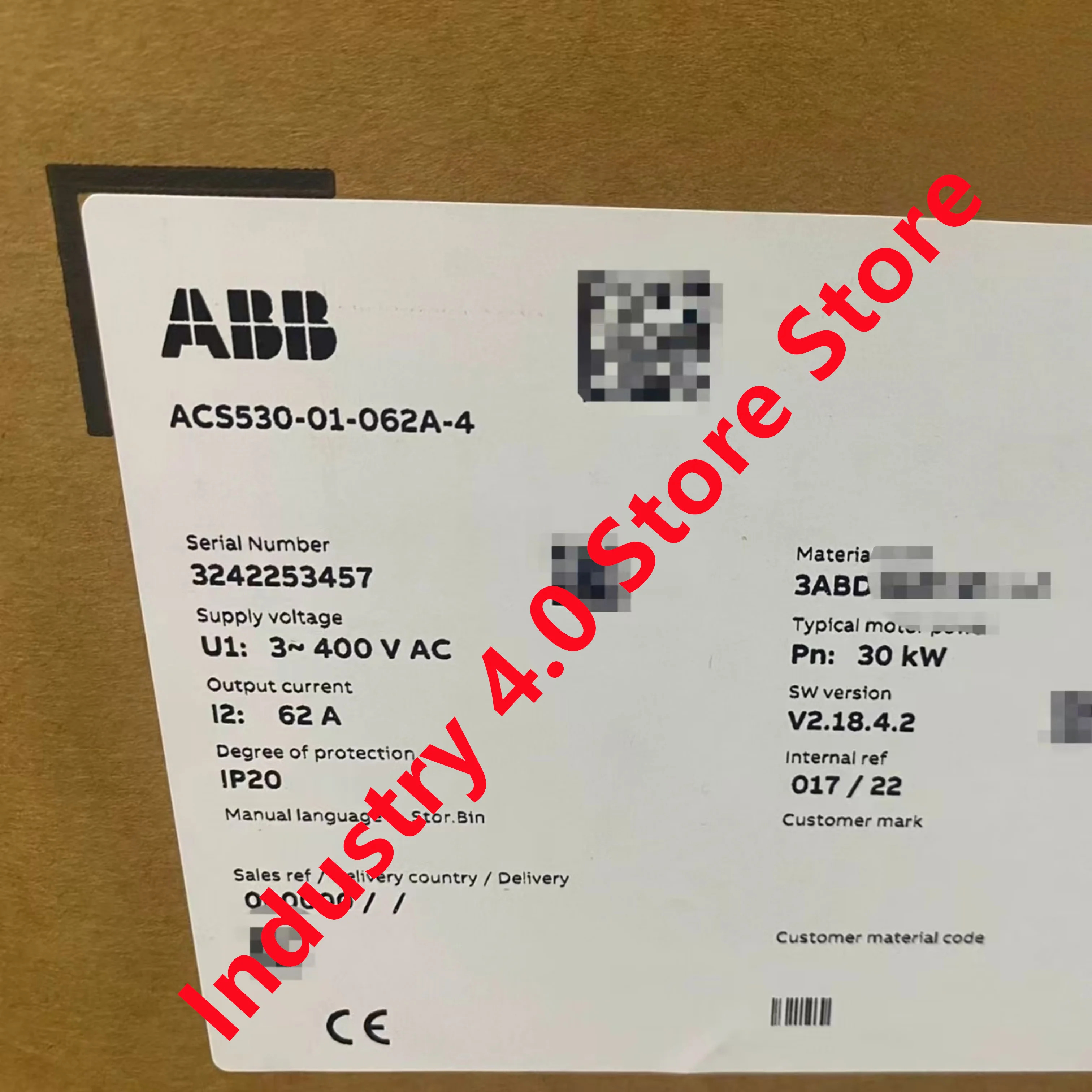 ACS530-01-062A-4 ACS530-01-073A-4 오리지널 신