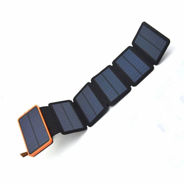 최강 충전 대용량 태양광 20000mAh 휴대용 캠핑 여행용 5개 태양광판-블랙 5개 태양광판-블랙 20000mAh - 상세 이미지 5