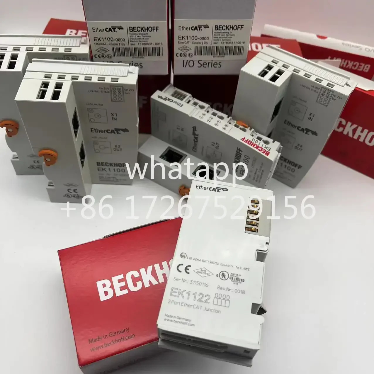 오리지널 BECKHOFF 모듈 EK1100 EK1110 EK1122 EL1809 EL6731 EL6751