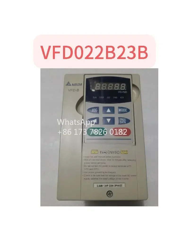 리퍼된 인버터 2.2kw 3상 220 입력 VFD022B23B 리퍼 기능 정상