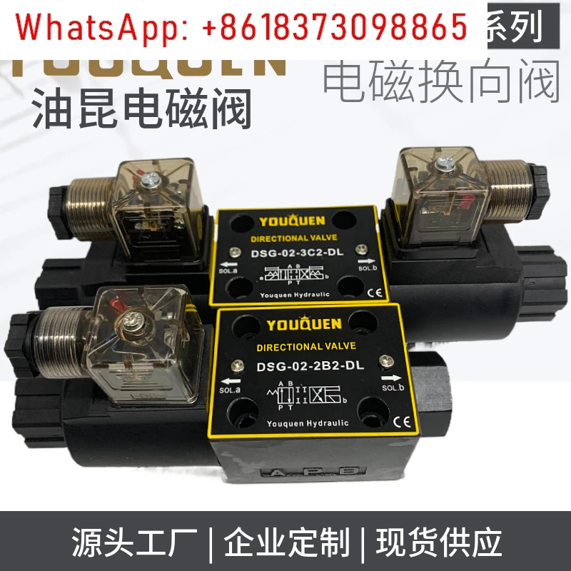 솔레노이드 밸브 DSG-02-3C2 3C4 3C6 2B2 -DL/LW 24V 220V