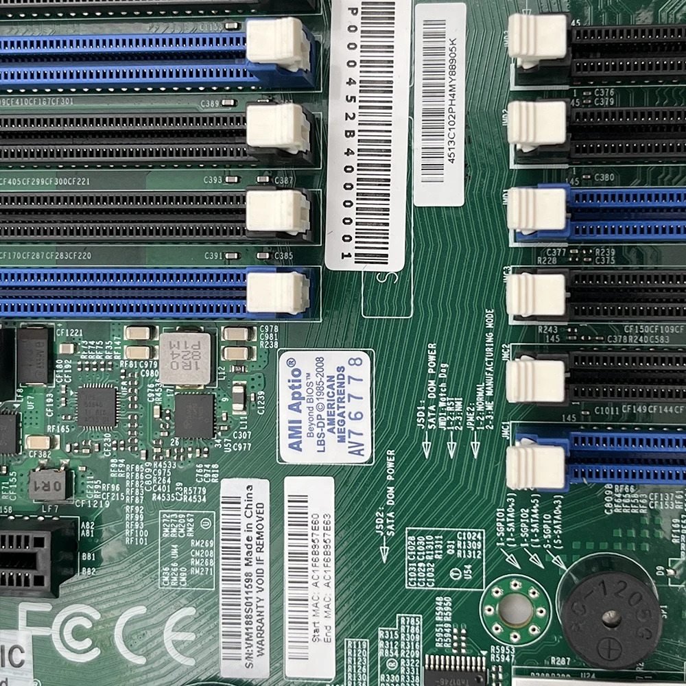 Supermicro 양방향 서버 EE- 마더보드X10DRi-LN4 LGA 2011 C612 E5-2600 v3/v4 군 DDR4 리퍼